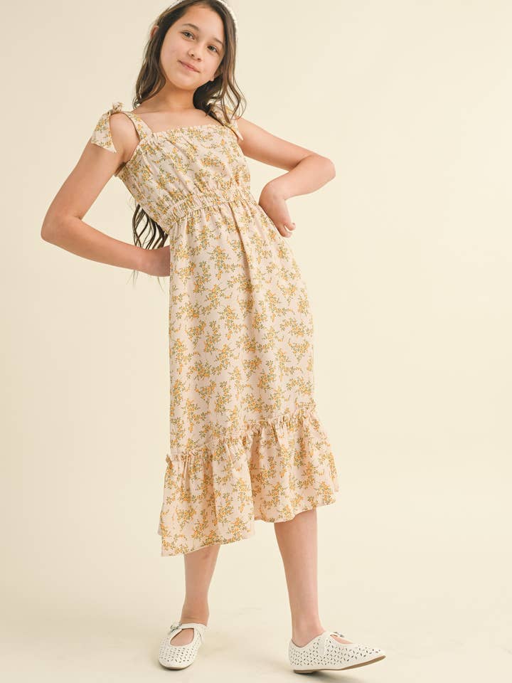 heart and arrow - Wholesale Dress - Kids - TWEEN GIRLS KIDS STRAPPY JULIETTE WAIST MIDI DRESS (7-12)