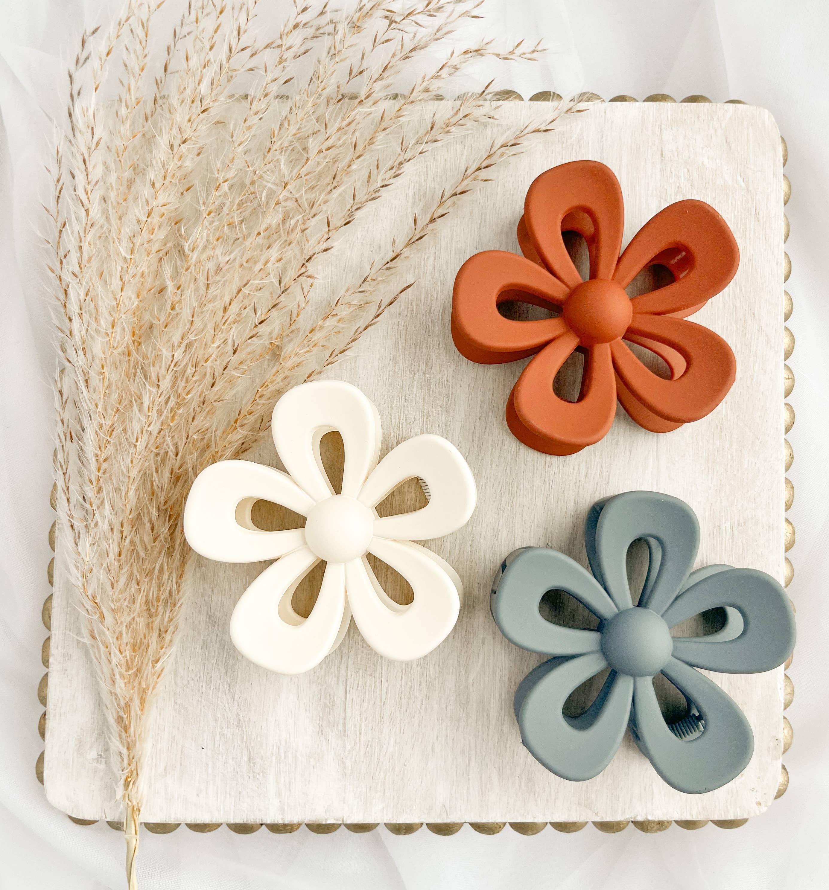 That's Sew Me - Vente Pince à cheveux – femme - Pinces à cheveux en forme de fleur, Hair Claw Clips Canada4