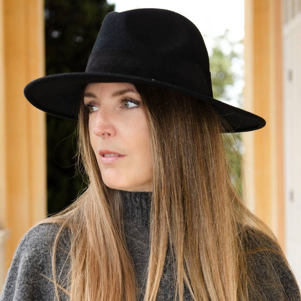 TRAVAUX EN COURS... - Wholesale Fedora - Unisex - WIDE BRIM HAT - leather braid7