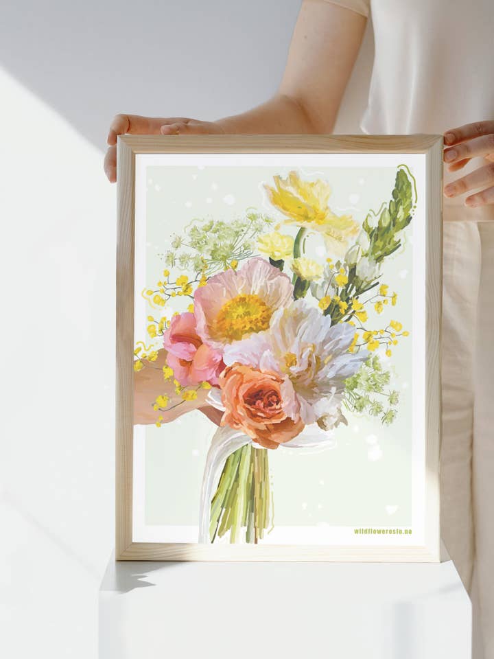 Plakat 30x40 cm #0078 for engroshandel hos Wildflower Oslo