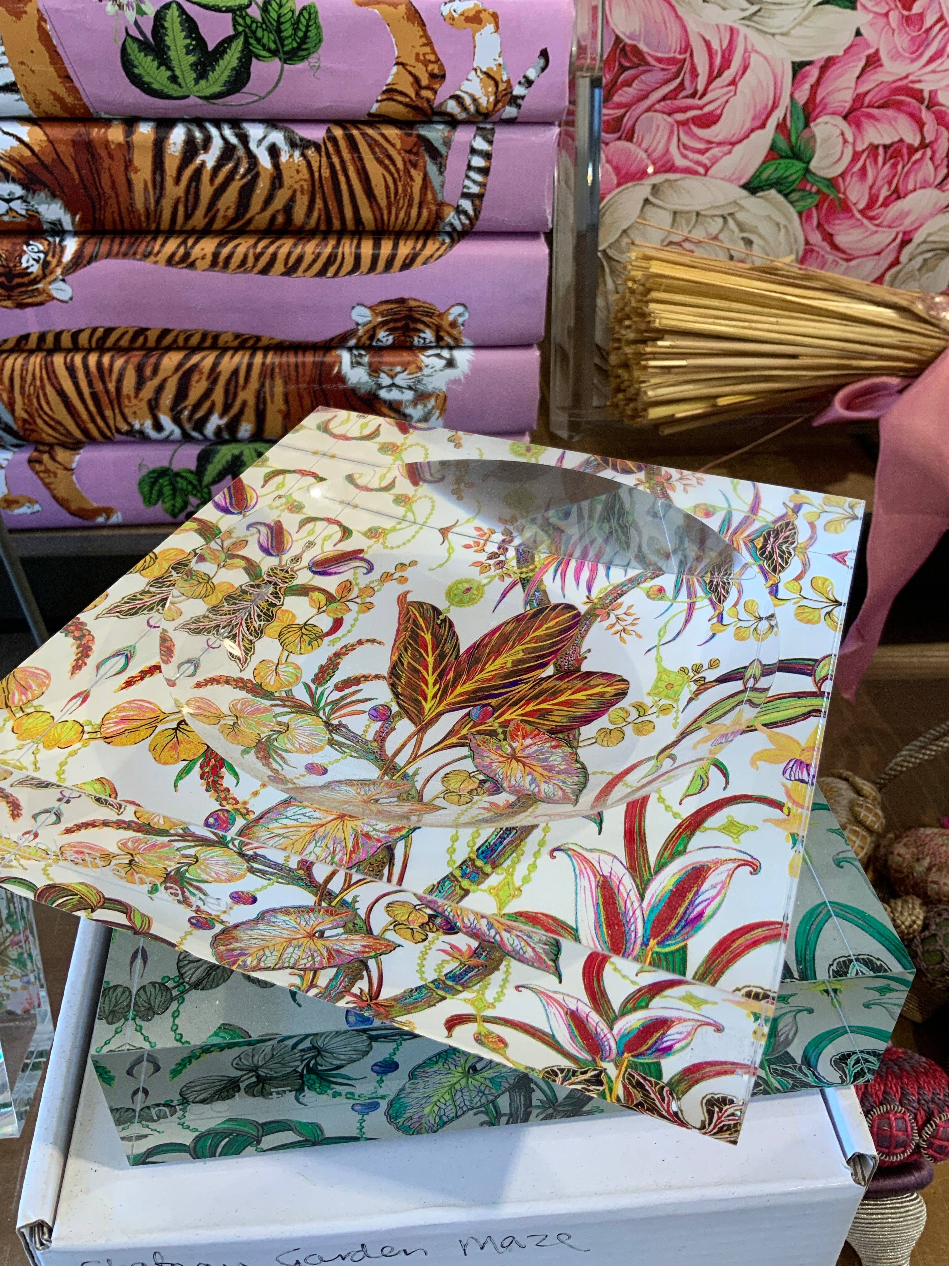 Multicolor Amazonia Splendor Acrylic Candy Catchall Dish for wholesale on Faire5