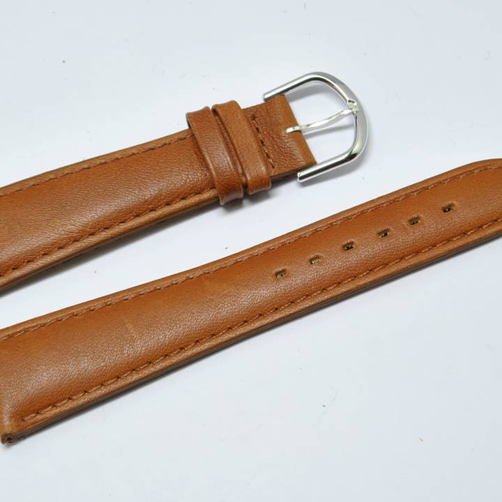 Cinturino in pelle marrone da 20 mm per la vendita all'ingrosso da parte di BRACELETS MONTRE ACH