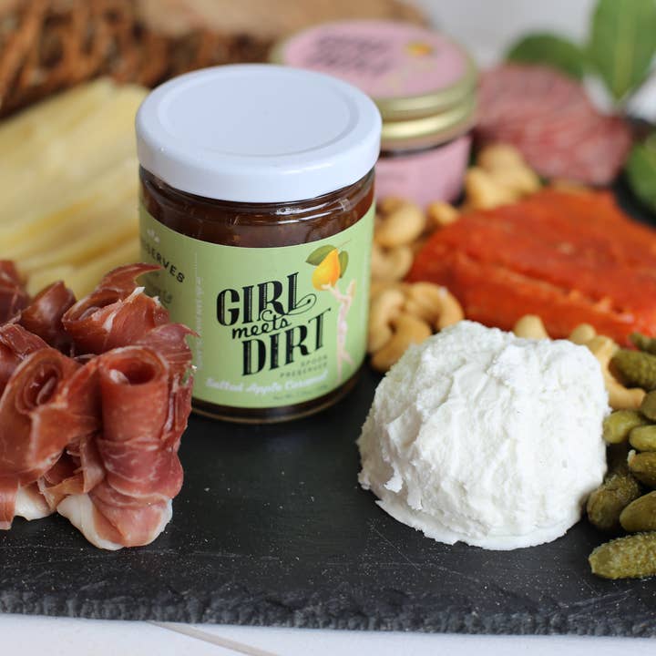 Girl Meets Dirt - Wholesale Preserves - Salted Apple Caramel Spoon Preserves 7.75oz3