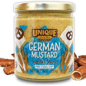 12 - 9oz German Sharp Mustard for wholesale by Unique Snacks