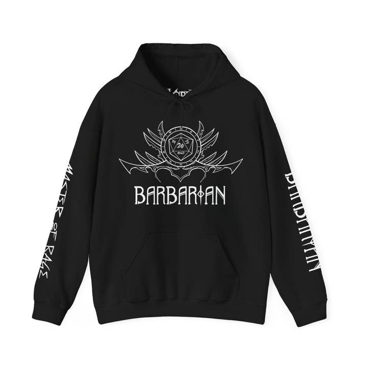 BARBARIAN CLASS SILHOUETTE HOODIE for wholesale by Nexus Entertainment