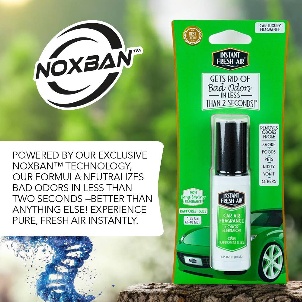 Instant Fresh Air - Wholesale Car Freshener - Unisex - Car Air, Rainforest Bliss, 1.35 Oz (40 Ml).  -Display3