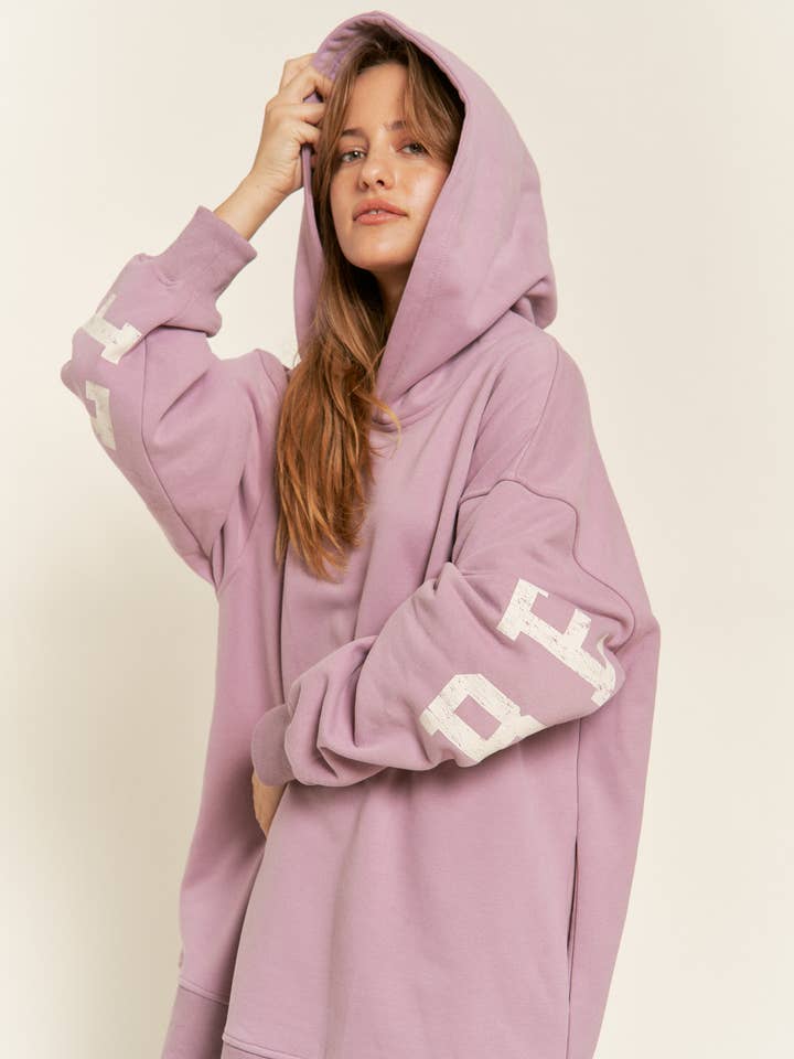 BE YOURSELF KAPUZENPULLOVER - JJT6145 für den Großhandel von JADE BY JANE