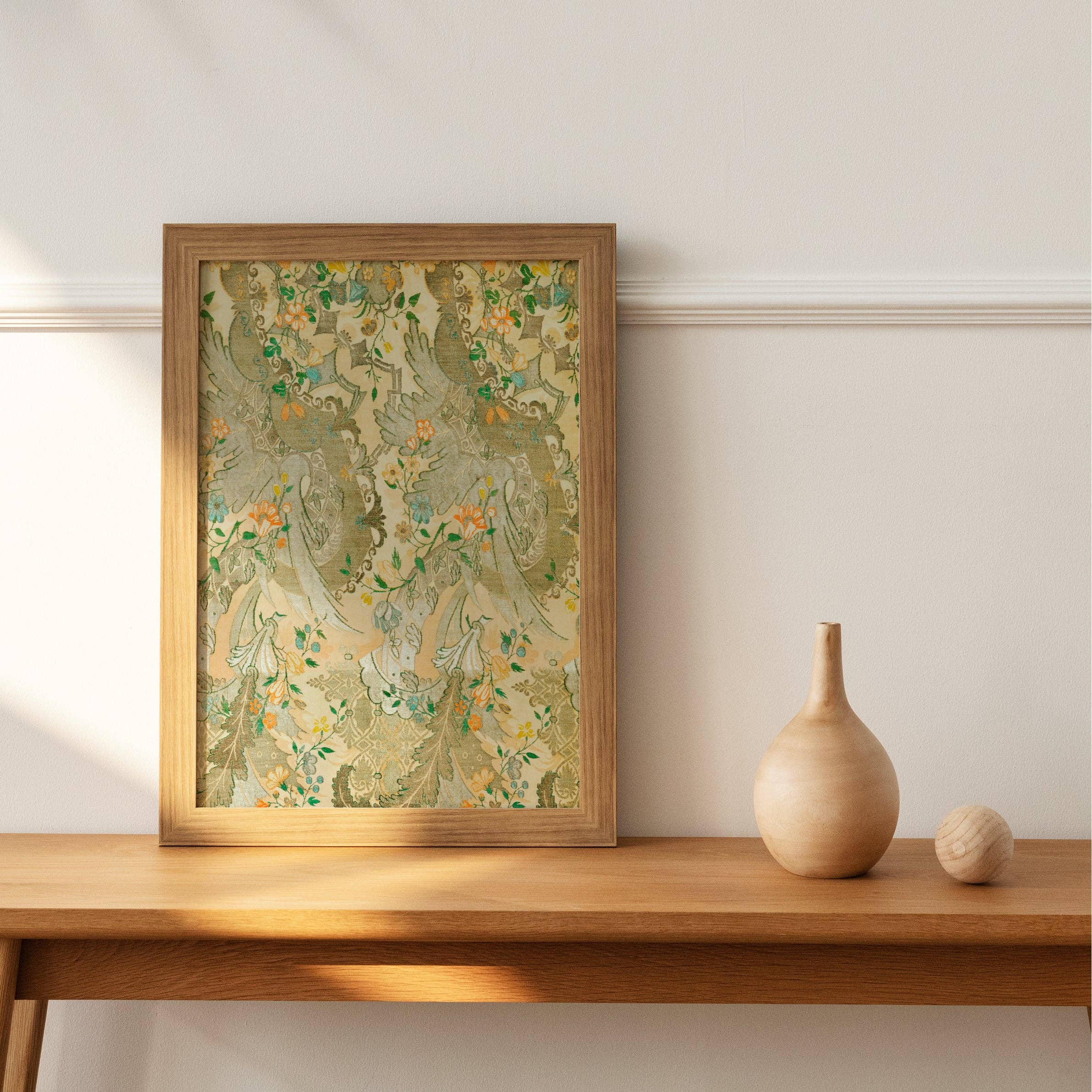 Knot & Soul - Wholesale Art Print - Green Tapestry Art Print | Vintage Art Decor | Antique Art1