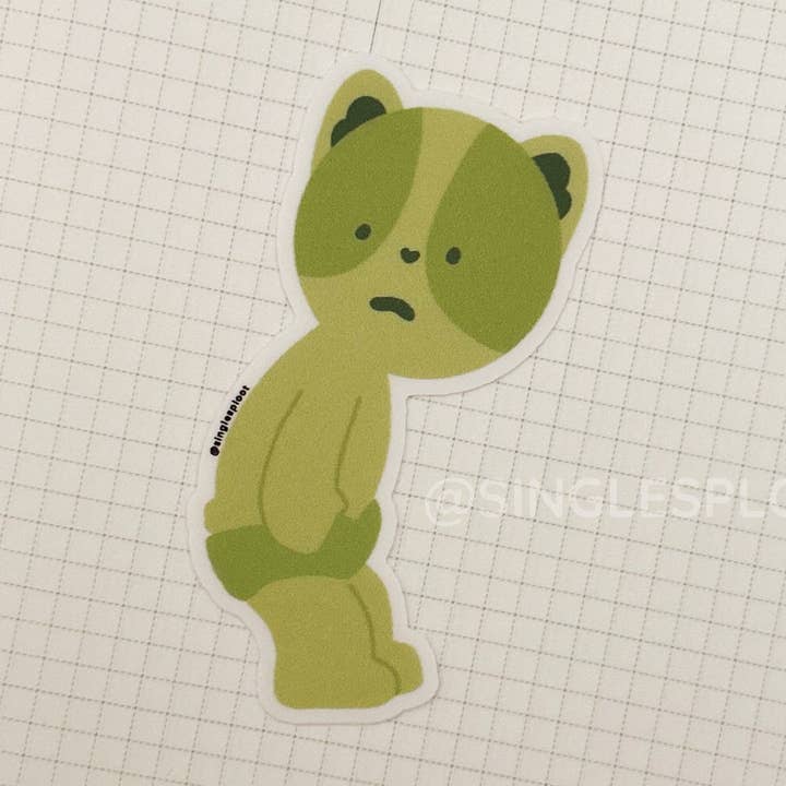 Puttin On Ur Underwear Corgski Corgi Klistermærke for engroshandel hos Single Sploot