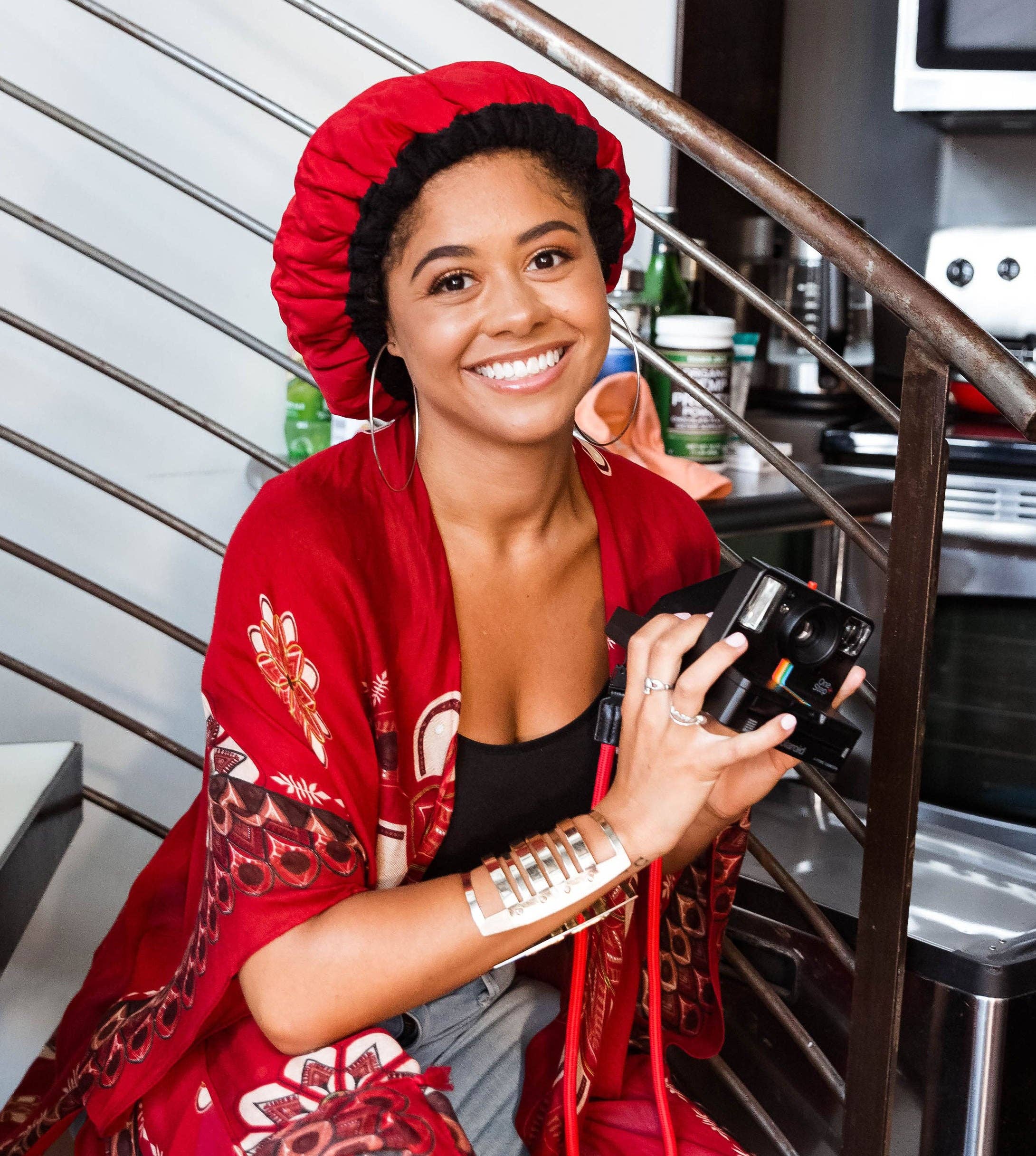 Glow by Daye - Wholesale Sleep Cap / Bonnet - Women's - G x D Adjustable Satin Bonnet77