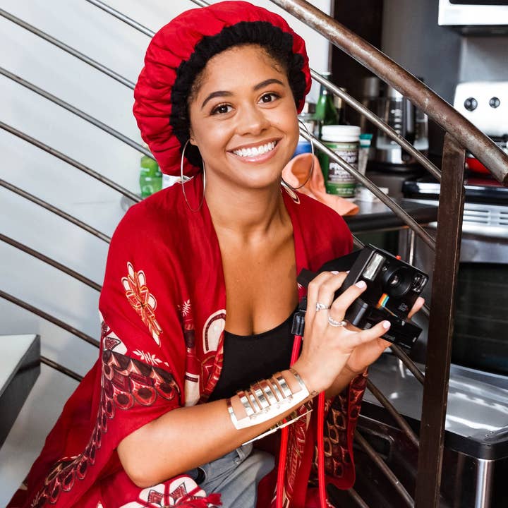 Glow by Daye - Wholesale Sleep Cap / Bonnet - Women's - G x D Adjustable Satin Bonnet77