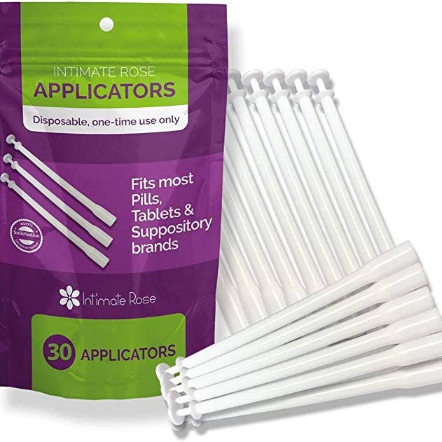 Intimate Rose - Wholesale Health/Detox Tea - 30 Count Vaginal Suppository Applicators for Boric Balance & Other Suppositories