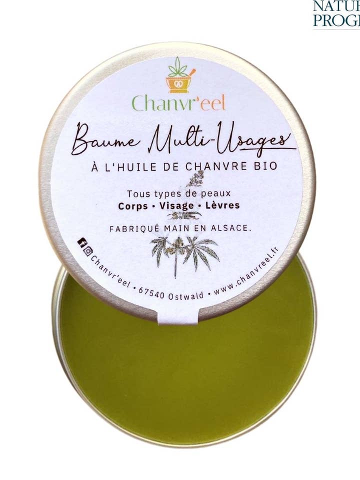 Ekologisk hampasalva 45 g | Ansikte, Kropp & Händer | Vitamin E + Omega-3 för wholesale av Chanvr'eel & Carat'eel