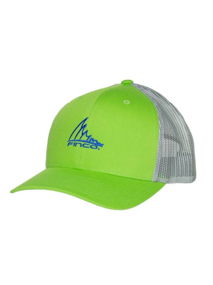 Bright Green Trucker Hat for wholesale by Finco