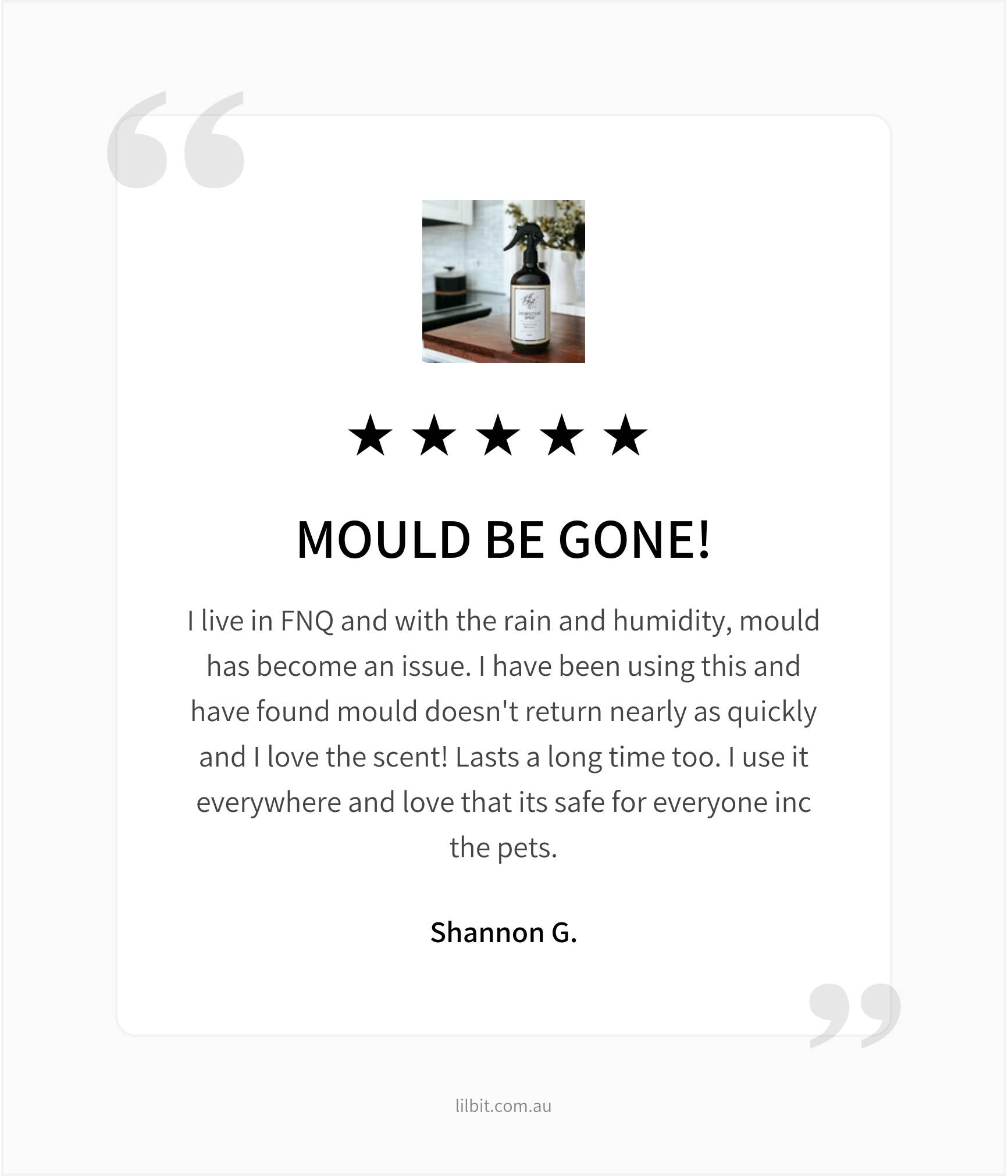 Lil'Bit Better - Wholesale All-Purpose Cleaning Spray - Niaouli & Myrtle Disinfectant Spray 500ml - Organic 7