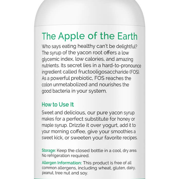 Zint Nutrition - Wholesale Flavored Syrup - Organic Yacon Syrup (8 Fl Oz)1
