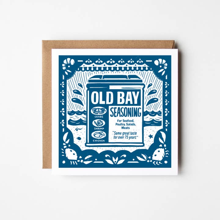 Indestructible Food - Wholesale Everyday Greeting Card - Old Bay Greeting Card