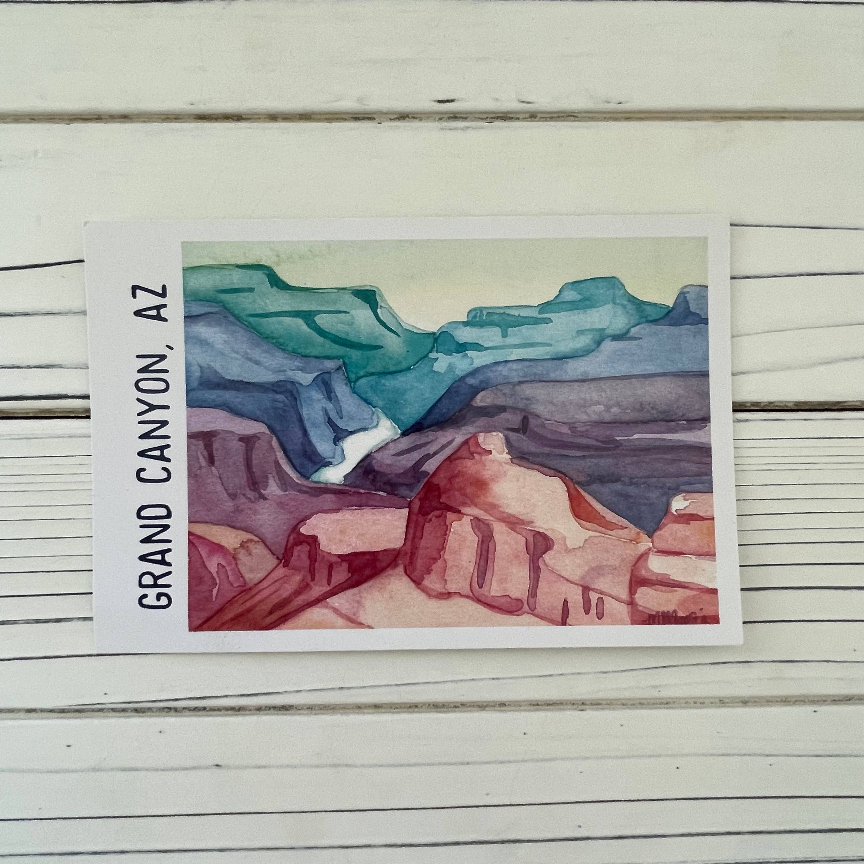 Two Deserts - Vendita all'ingrosso Cartoline - Cartolina del Grand Canyon2