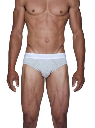 Braguita cadera - Heather Grey-003 para venta al por mayor de Wood Underwear