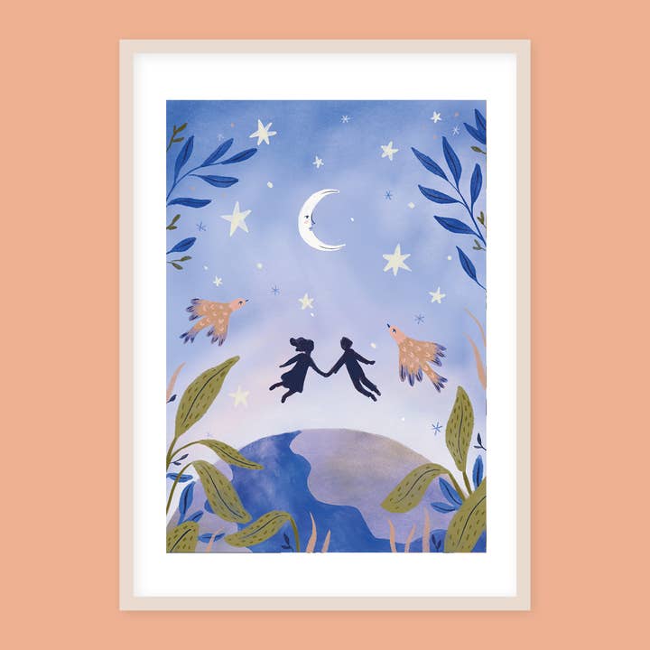 Stampa artistica del cielo notturno per la vendita all'ingrosso da parte di Sarah von Rickenbach