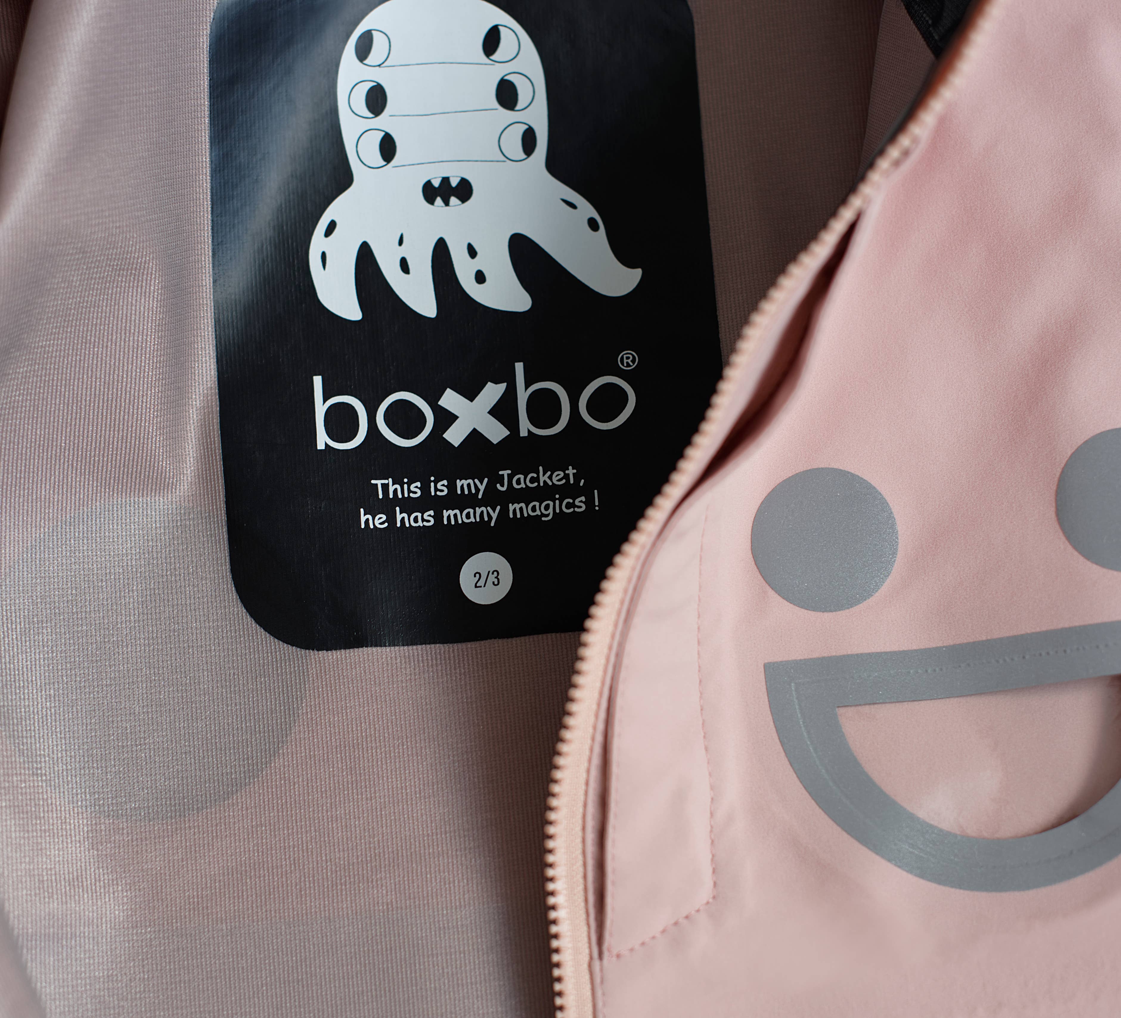 BOXBO – wholesale Vindjacka – Barn – WISTITI Vindjacka och Regnjacka för Barn - Rosa3