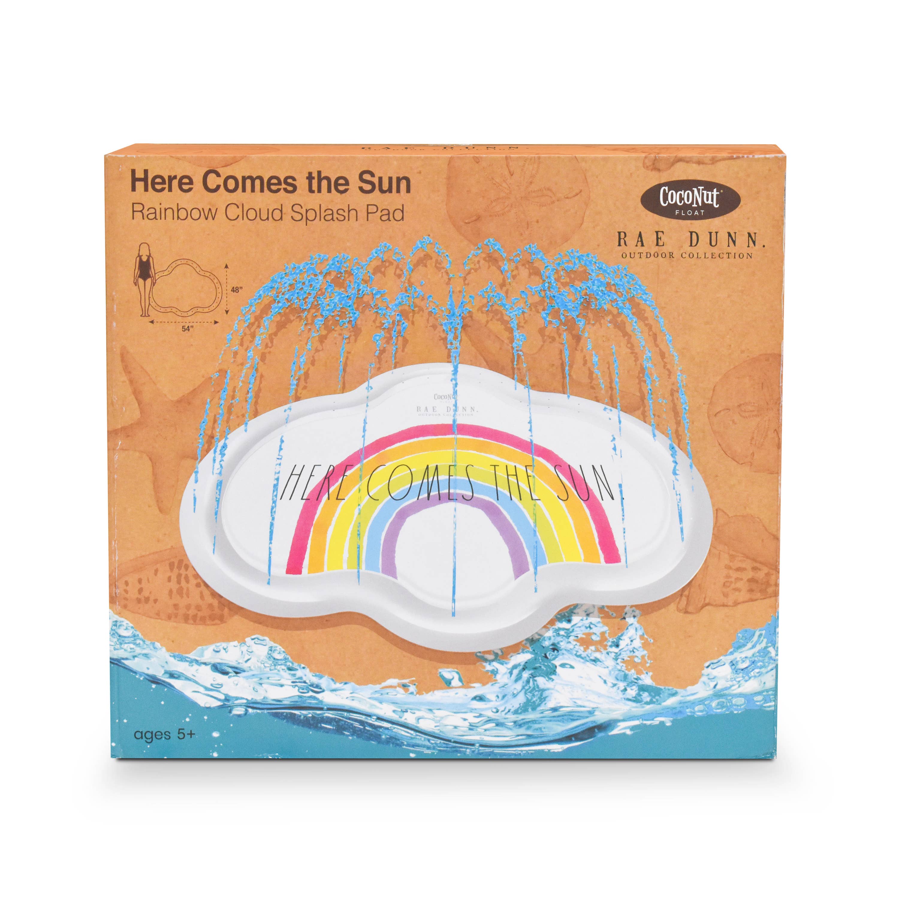 Coconut Outdoor - Wholesale Inflatables - Rae Dunn - Cloud Splash Pad - HERE COMES THE SUN.2