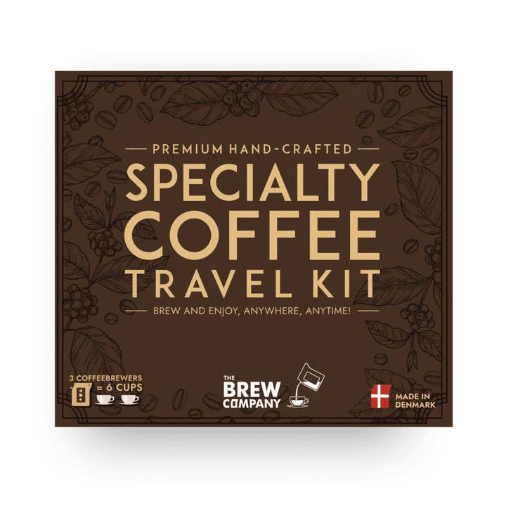 KIT DE VIAJE DE CAFÉ DE ESPECIALIDAD 3 PIEZAS CAJA DE REGALO para venta al por mayor de The Brew Company