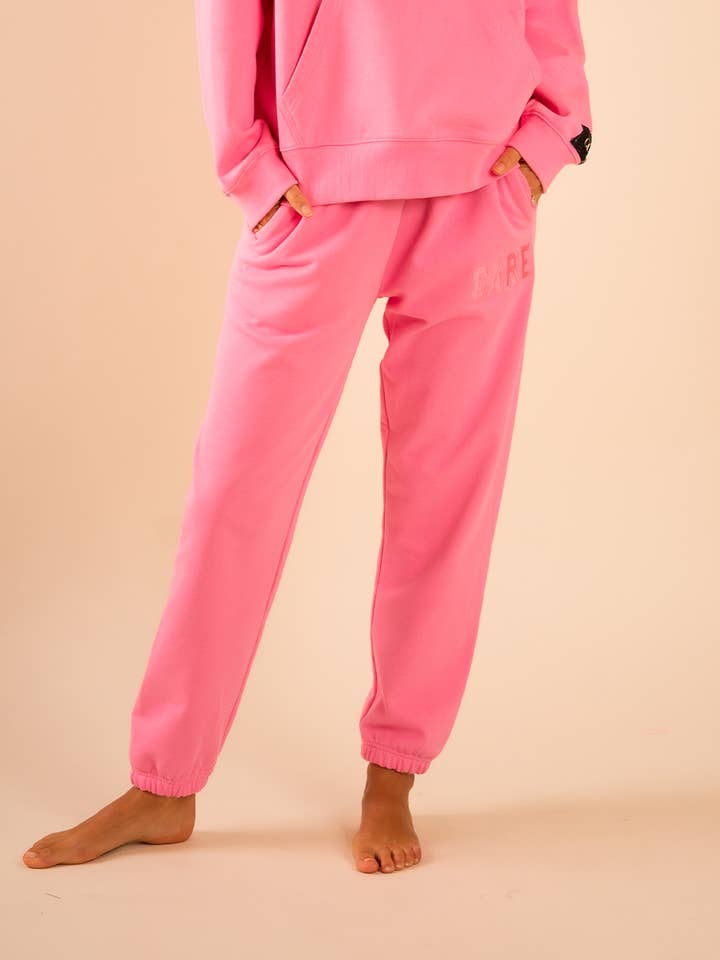 Pantalones de chándal clásicos CARE - Rosa para venta al por mayor de Care Tucker