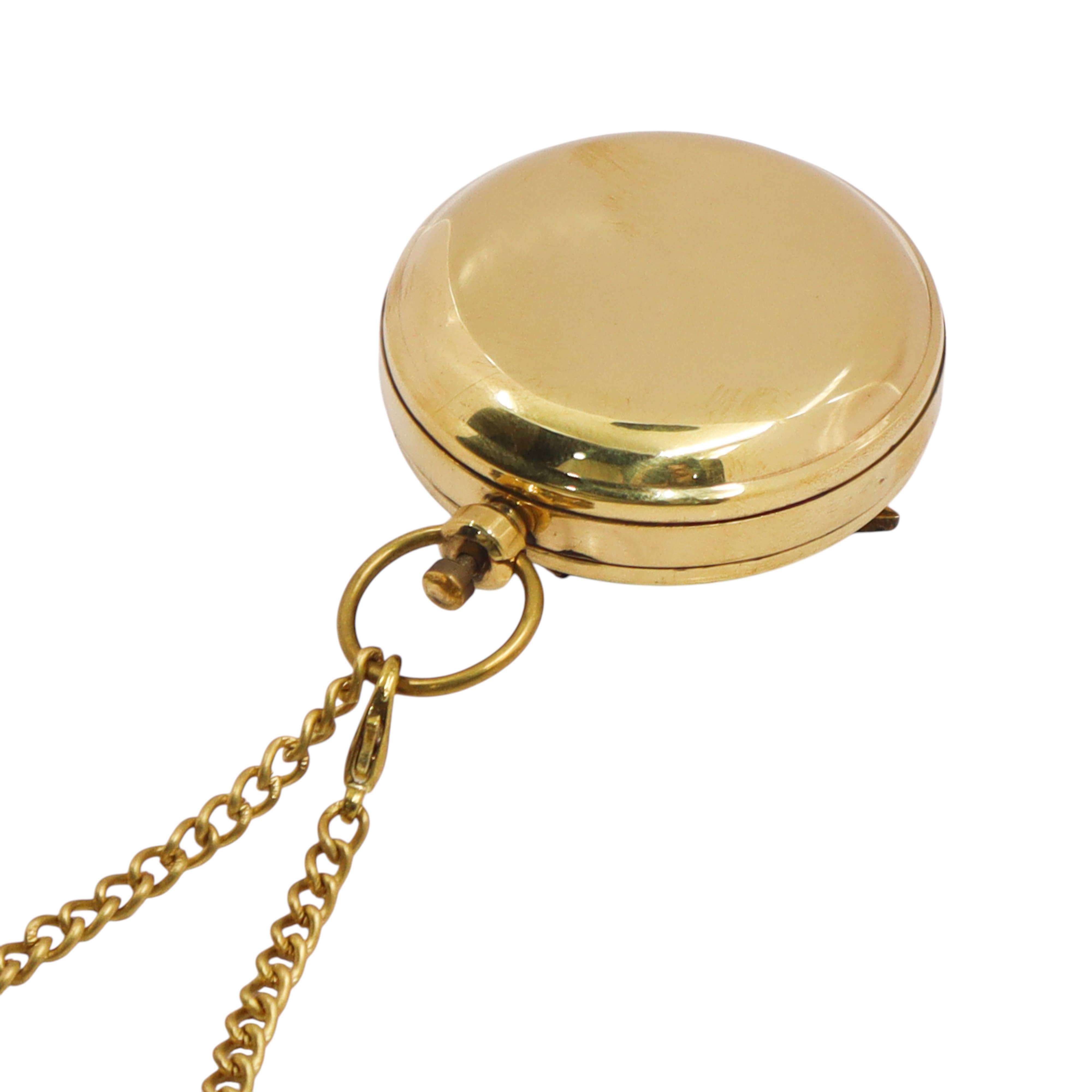 Dollond & Co. - Wholesale Navigational Compass - Custom 2-inch Brass Pocket Sundial Compass with Wooden Box4