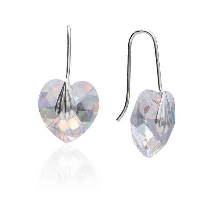 Sterling Silver Crystal Soul Earrings for wholesale by Las Joyas de Amanda