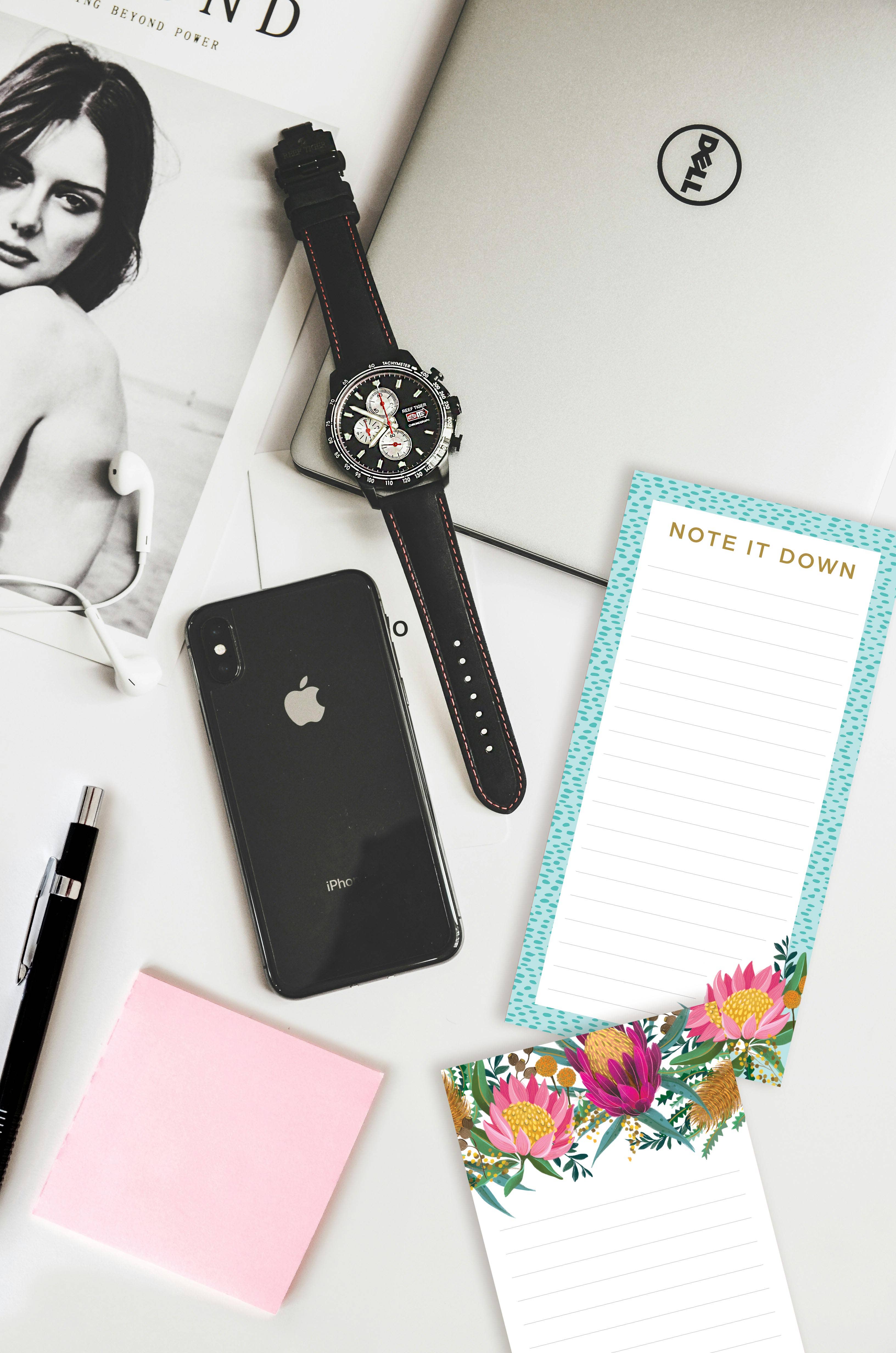 Diesel & Dutch - Vente Assortiments de papeterie/cartes - Liste de courses botanique Bushland - Designs assortis6