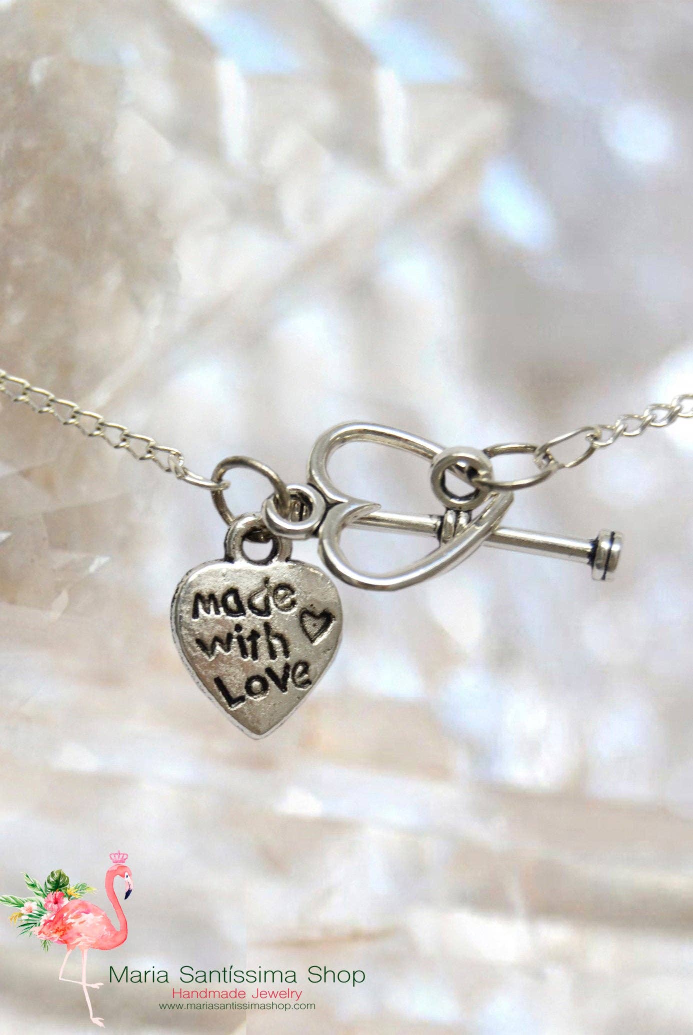 MariaSantissimaShop - Wholesale Pendant/Charm Necklace - Therese of Lisieux Necklace - The Little Flower - Patroness of Missionaries; HIV/AIDS Sufferers; Florists; Gardeners & Loss of Parents4