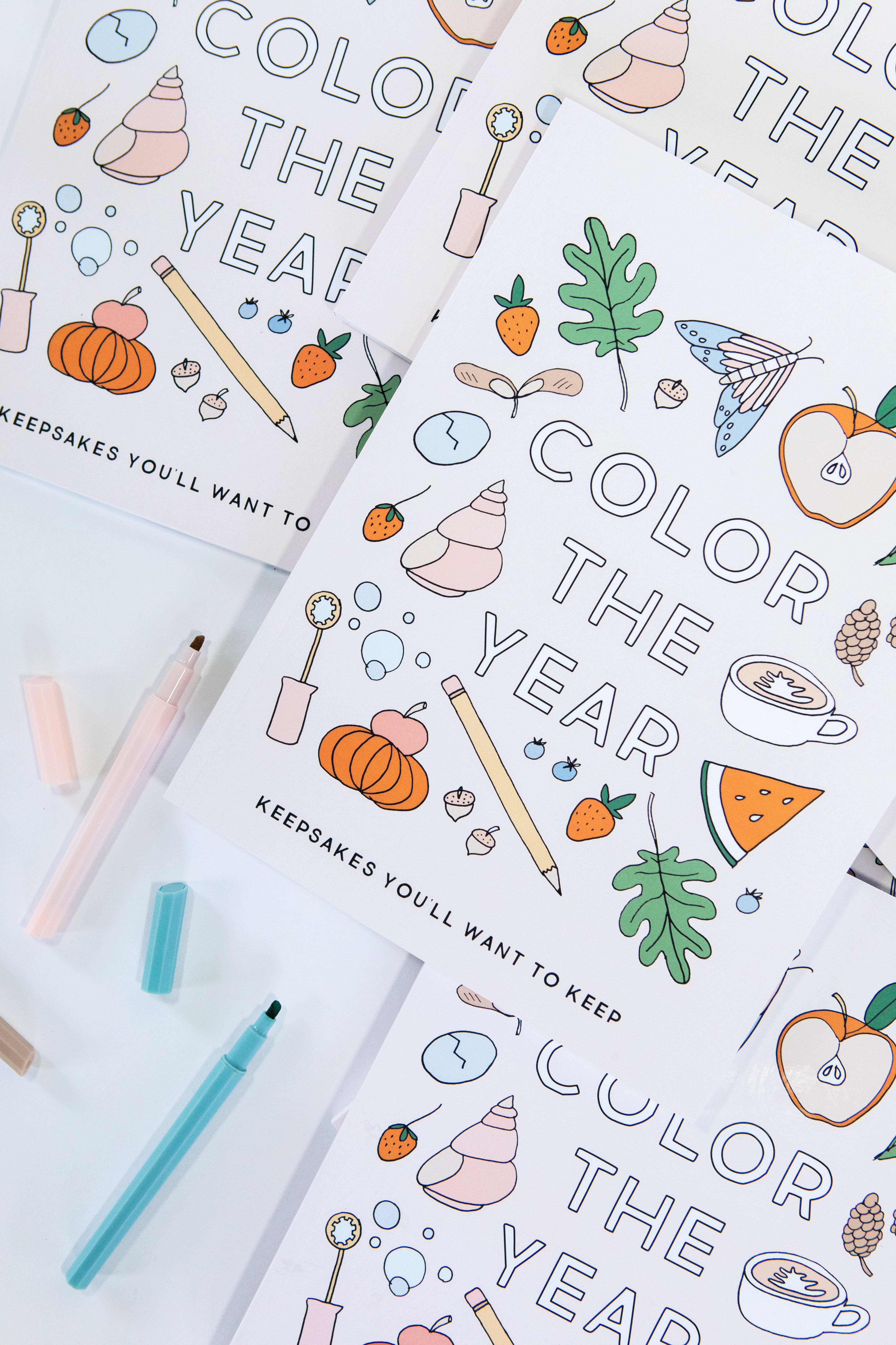 Margot + Co. - Wholesale Coloring & Activity Book - Kids & Baby - Color the Year: Coloring Book5