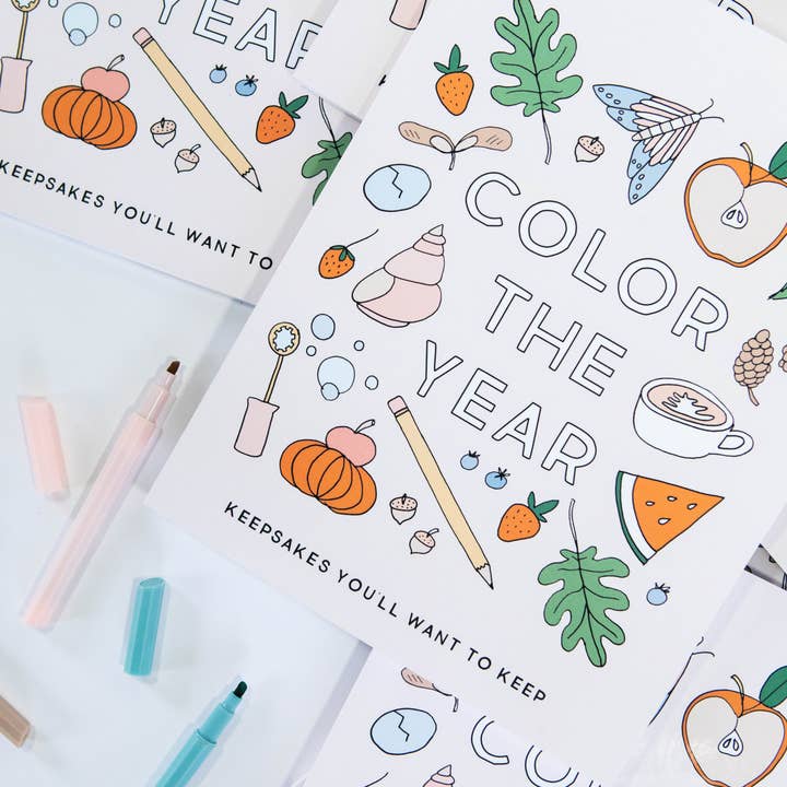 Margot + Co. - Wholesale Coloring & Activity Book - Kids & Baby - Color the Year: Coloring Book5