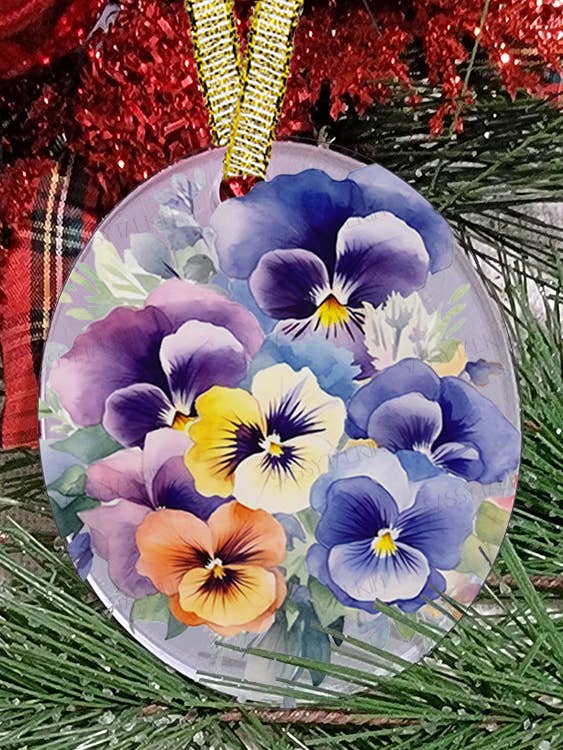 Adorno navideño, flor, forma de flor, forma de concha, acrílico esmerilado para venta al por mayor de Sassy Talkin