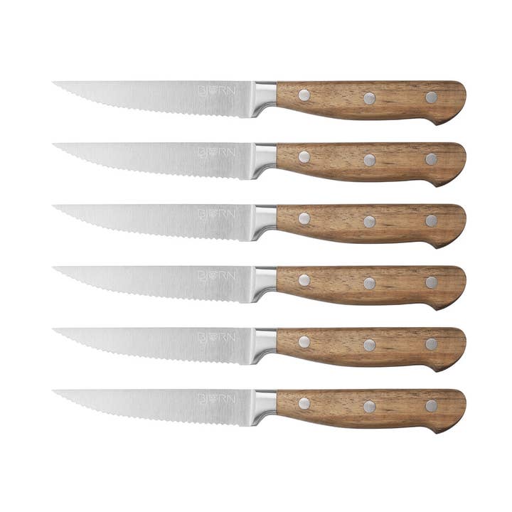 Cuchillos para bistec JAKOB - juego de 6 piezas para venta al por mayor de Björn