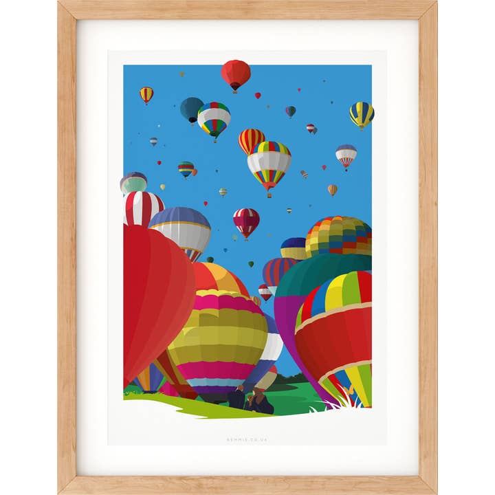 Bemmie - Wholesale Kunstprint - Luchtballonprint1