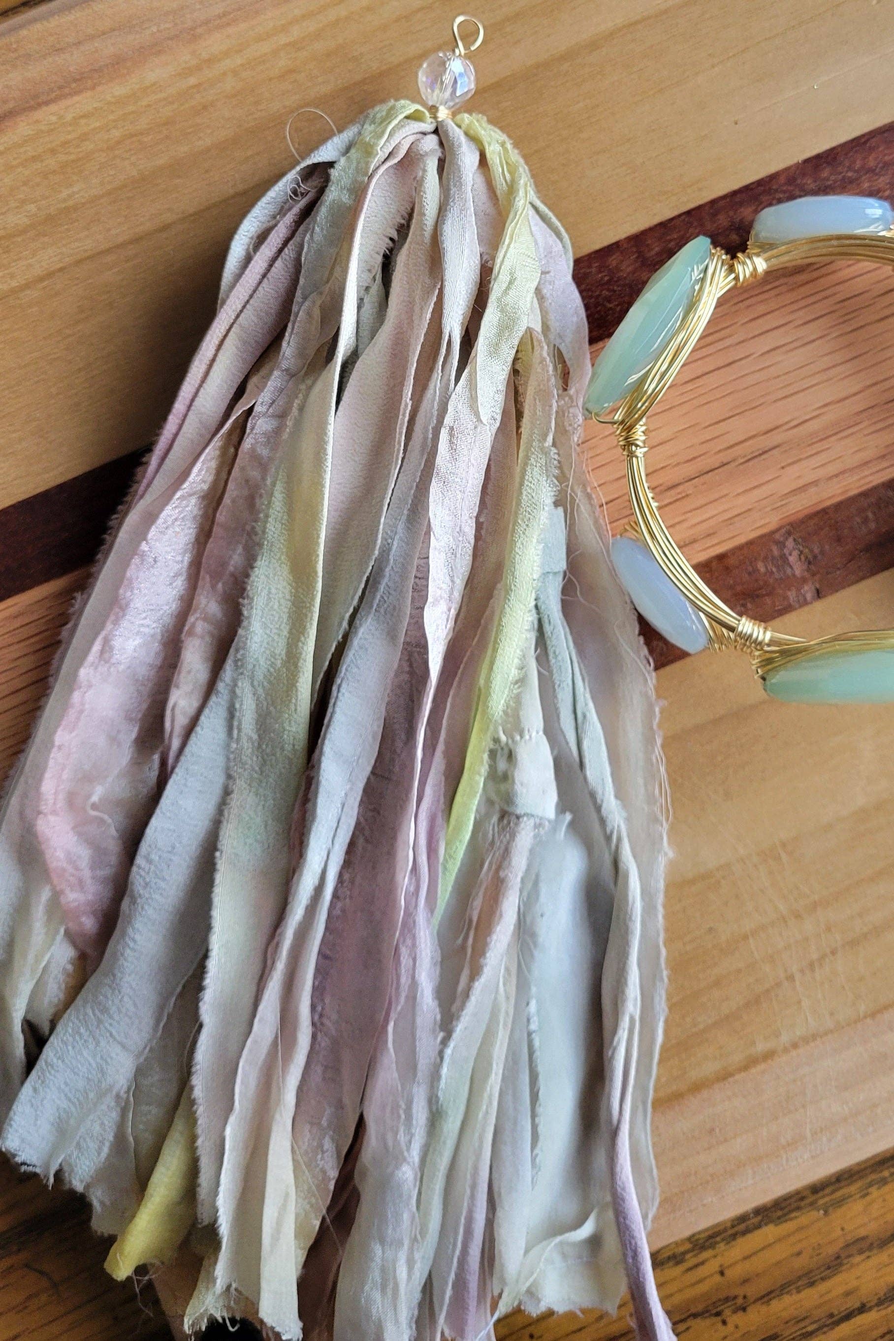 JEMdesigns - Wholesale Decorative Tassel/Wall Drop - Sea Glass Tassel1