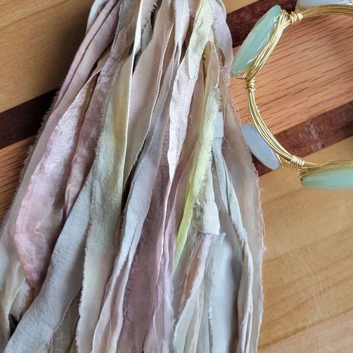 JEMdesigns - Wholesale Decorative Tassel/Wall Drop - Sea Glass Tassel1