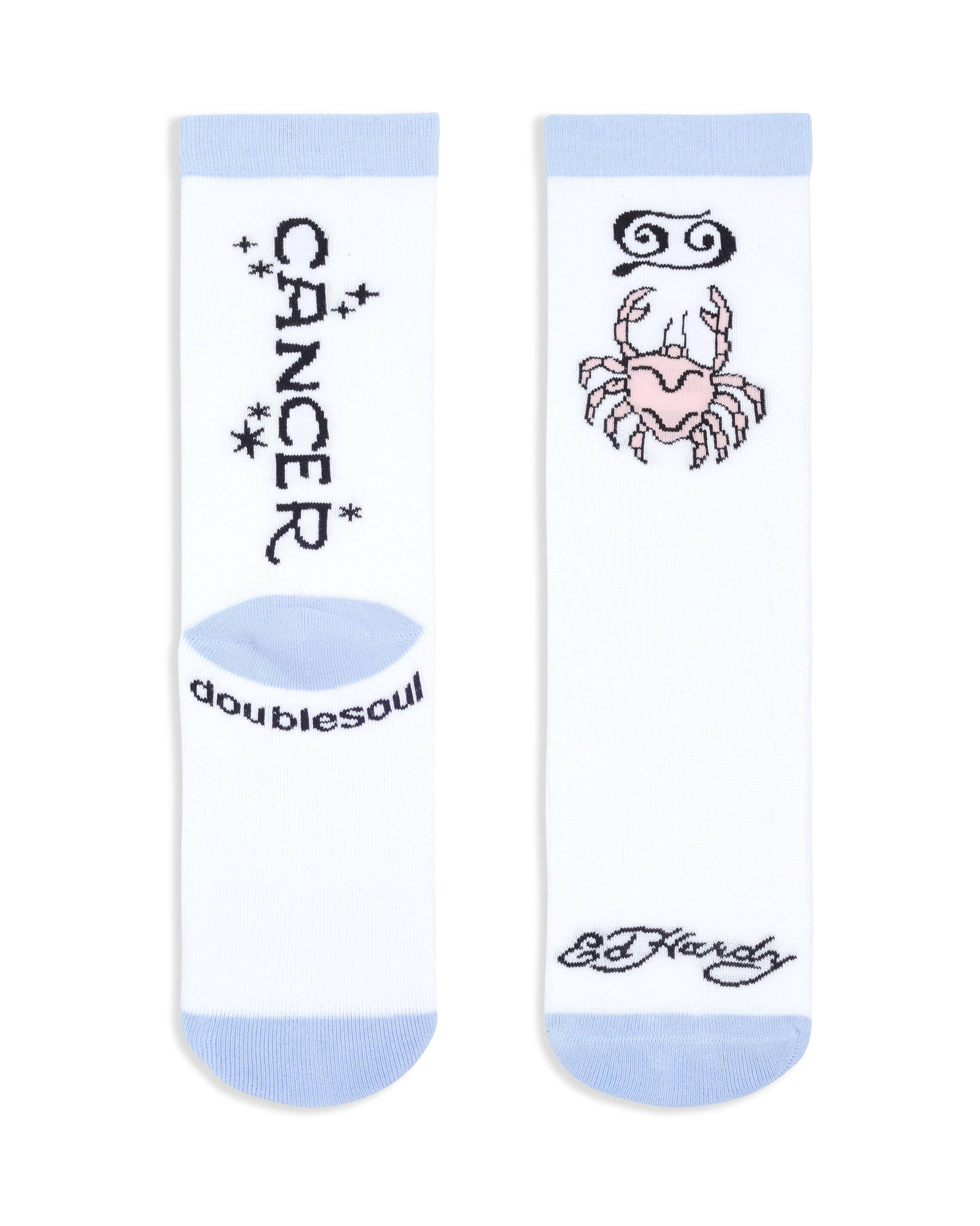 doublesoul - Vente Chaussettes – unisexe - Chaussette haute zodiaque Ed Hardy7