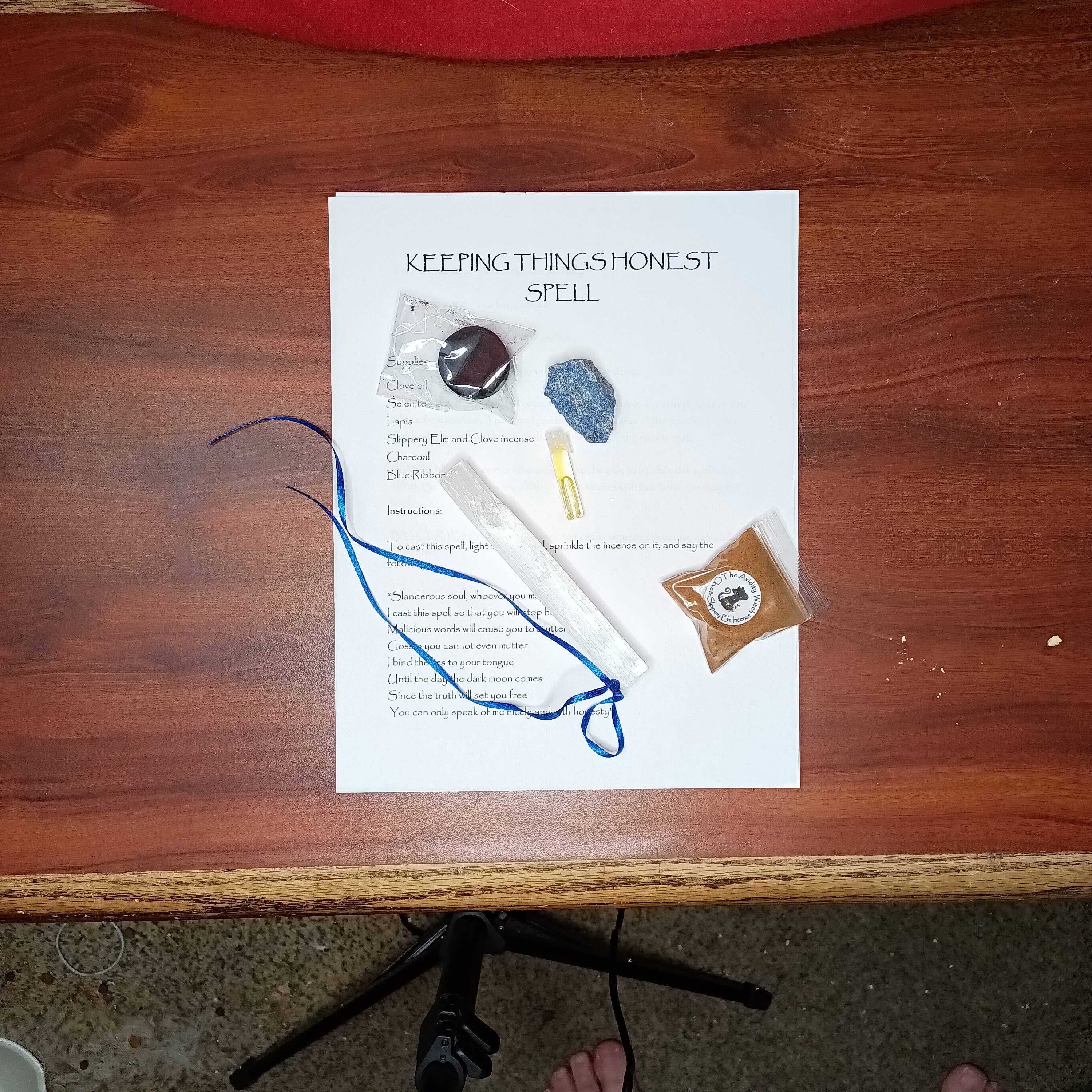 The Avidity Witch - Wholesale Meditation Supplies - Keeping Things Honest Spell Kit11