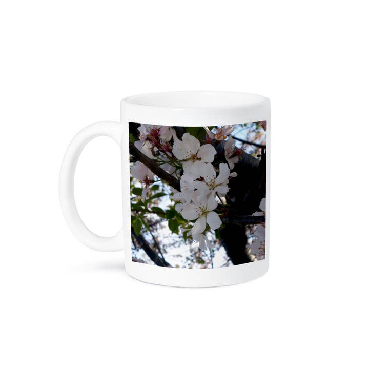 3dRose - Wholesale Coffee Mug - 3dRose, In Georgia when you see Apple Blossom trees in bloom spring is here, Mug8