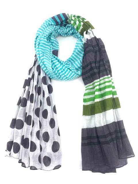 Maison Unik Accessoires - Wholesale Scarf - Unisex - Scarf wrap shawl Pareo 100% cotton1