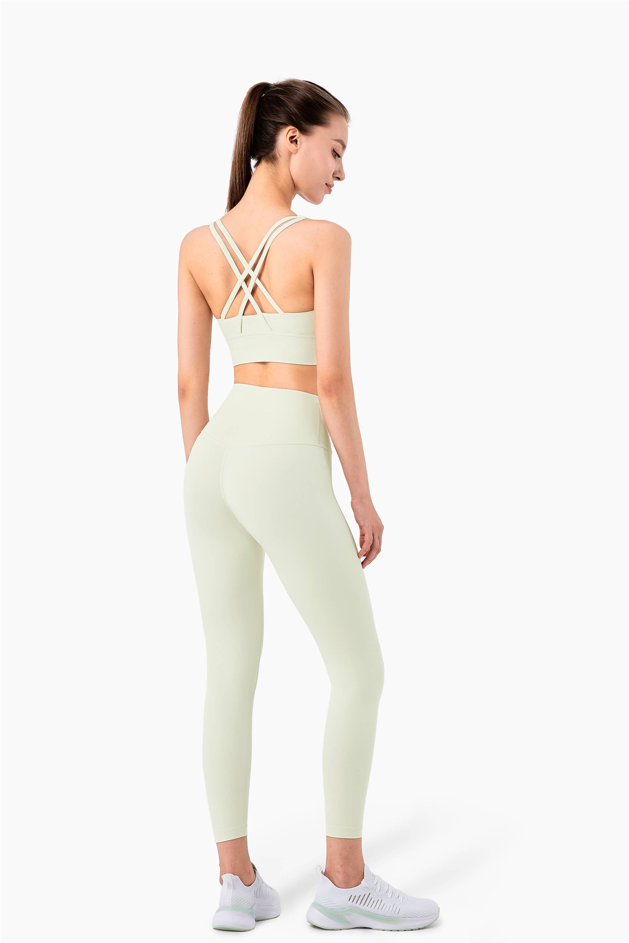 91thelabel - Wholesale Activewear Set - Women's - Isabella Strappy Back Sports Bra & Legging Activewear Set 26