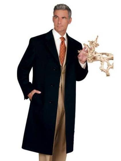 Heren trenchcoat - marineblauw voor wholesale door Alberto Nardoni