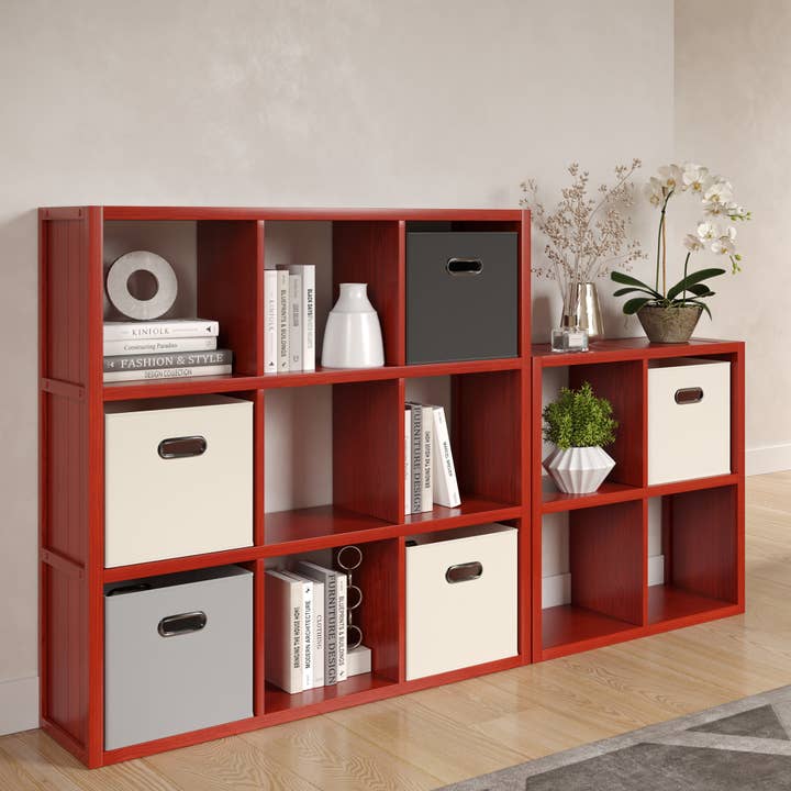 John Louis Home - Wholesale Cube Storage - John Louis Home Solid Wood 4 Cube Organizer 9