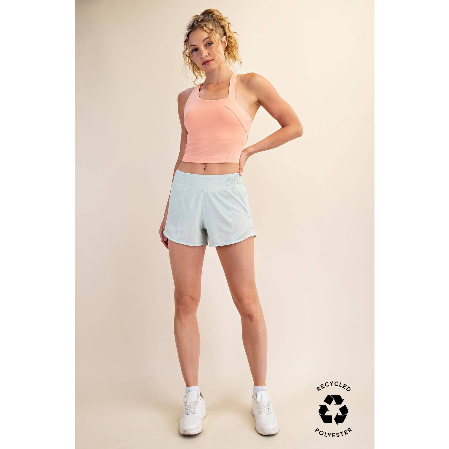 Rae Mode - Wholesale Athletic Shorts - Women's - RECYCLED ACTIVE SHORT WITH MESH16