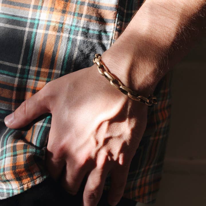 REMOVED BRAND - Vendita all'ingrosso Bracciali a catena e a maglie - Bracciale a catena romana Janus