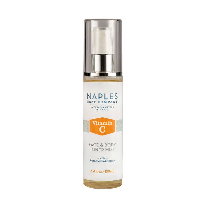 Vitamin C Toner Mist Botanicals and Silver 3.4 oz for wholesale by Naples Soap Company | Clean Beauty, Natural Bath & Body