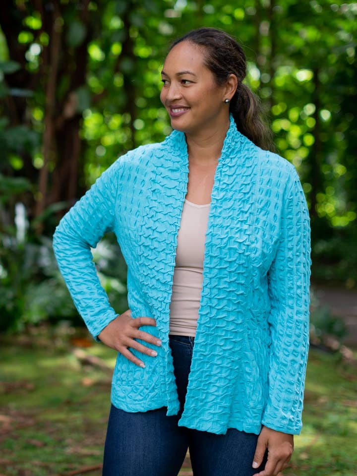 Sommer-Waffelgewebe-Jacke für den Großhandel von Komil